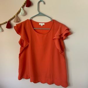 Scalloped Women’s Blouse
